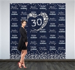 8x8 step and repeat backdrop, printed in stunning full color on wrinkle-free vinyl.